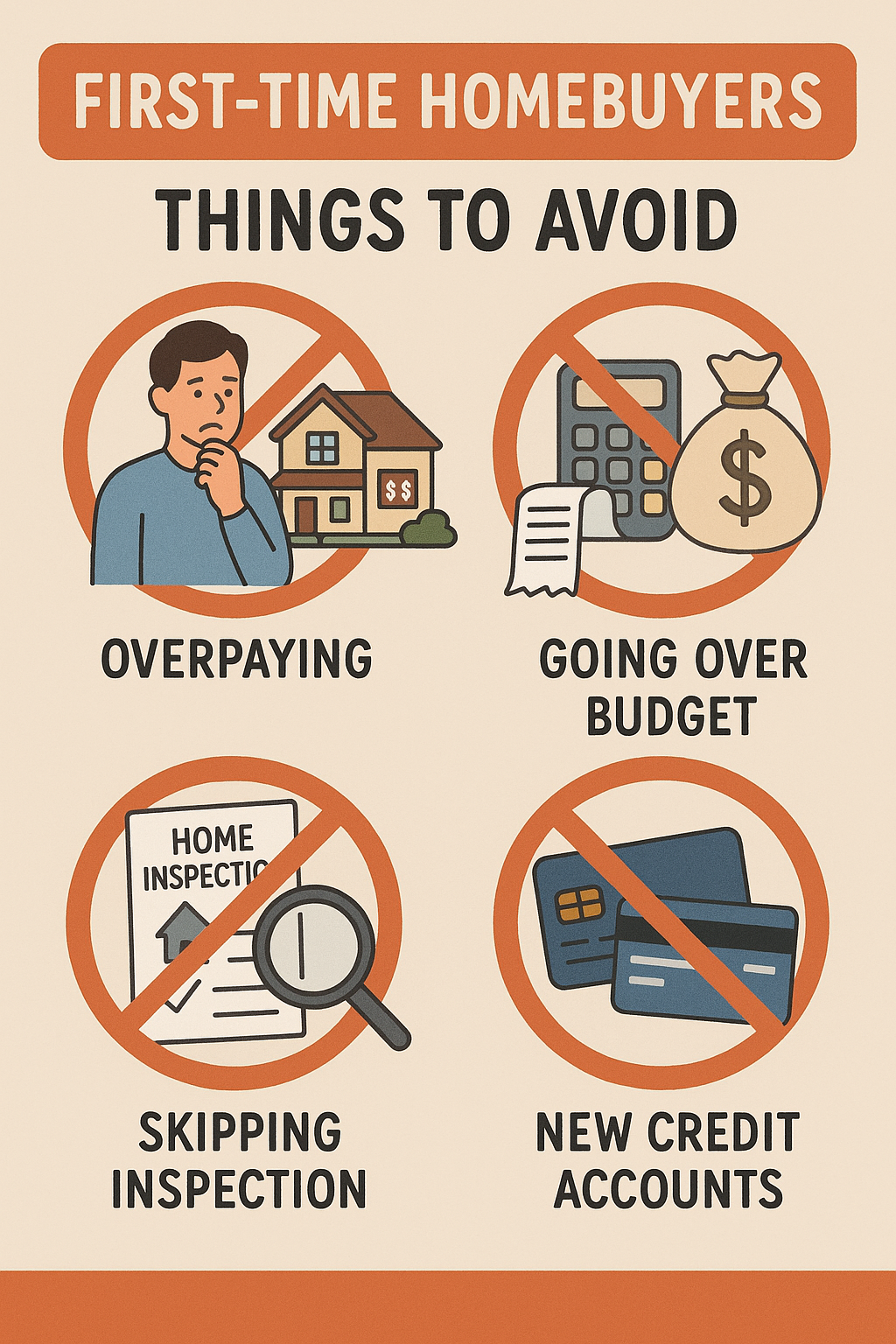 10 First-Time Homebuyer Mistakes to Avoid header image.