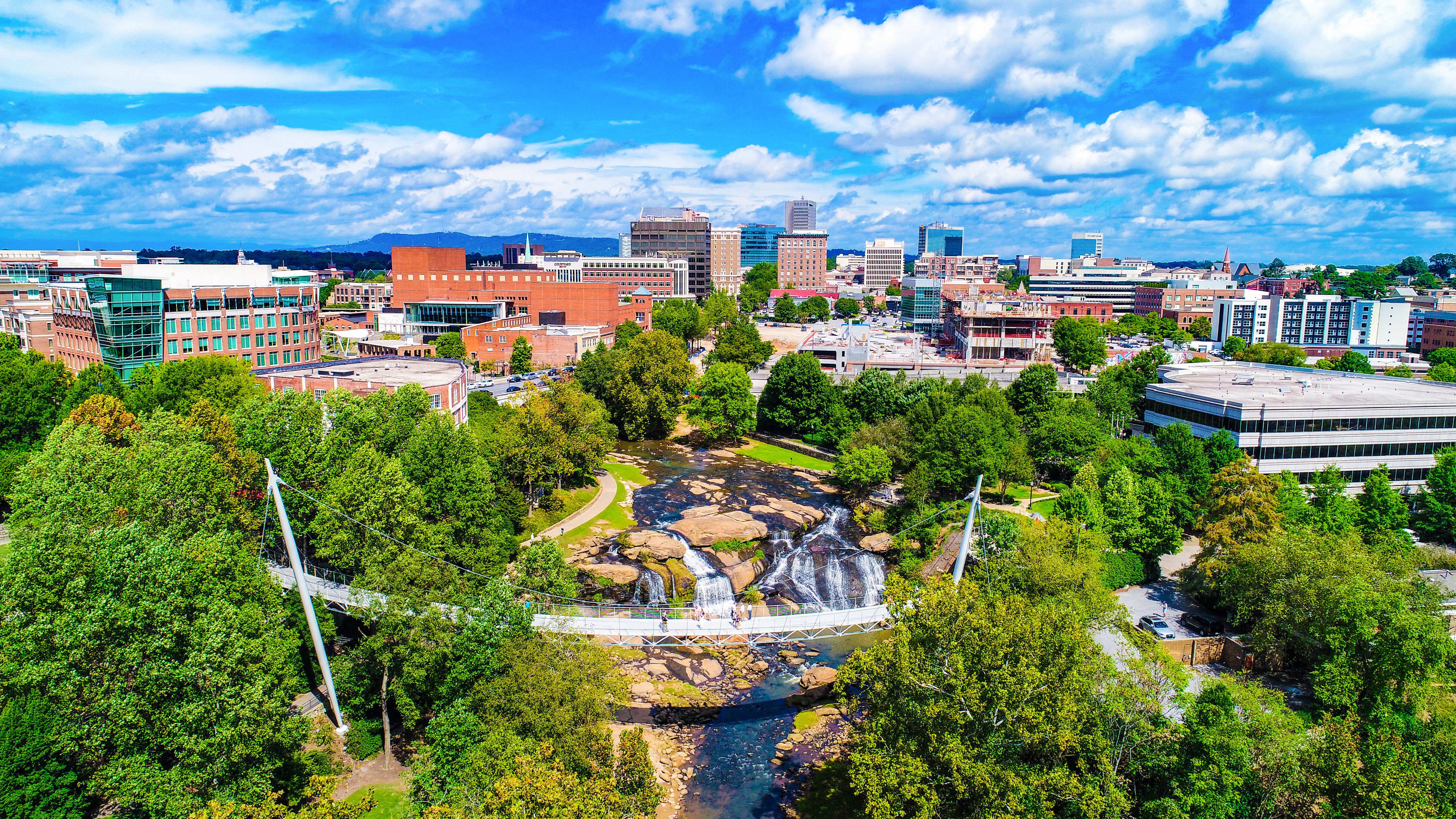 greenville falls park liberty bridge