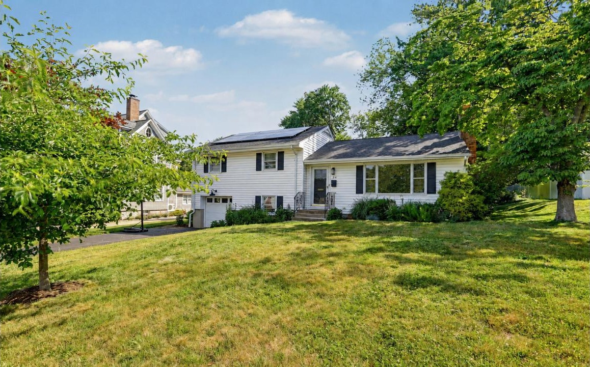 Front exterior of 214 Alberta St, Fairfield CT, now under contract in the Stratfield neighborhood