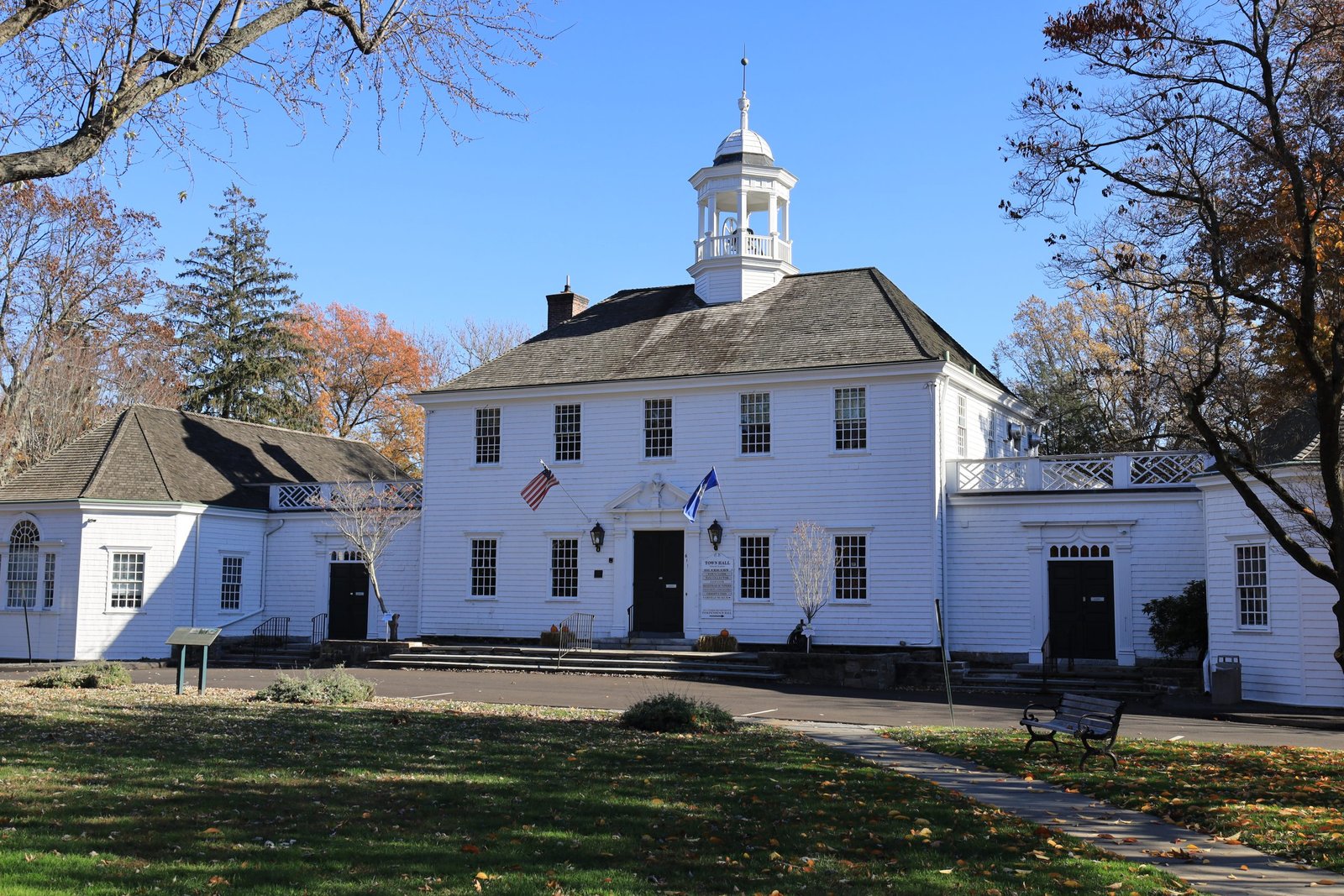 Old Town Hall, Fairfield, Connecticut, home of the town clerk’s land records office