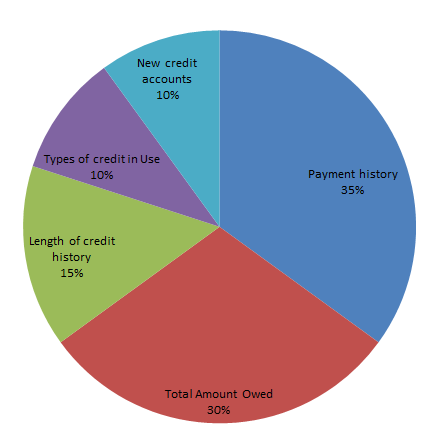 what makes up your credit score
