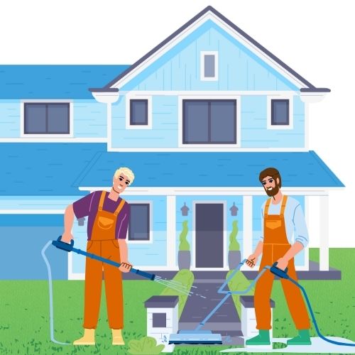 Power Wash the Exterior