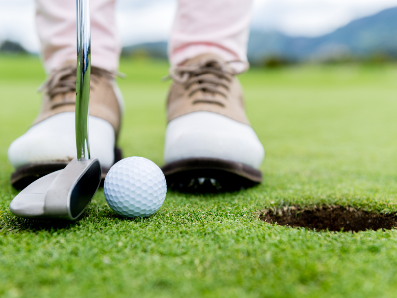 Top 10 Public Golf Courses in Greenville, SC header image.