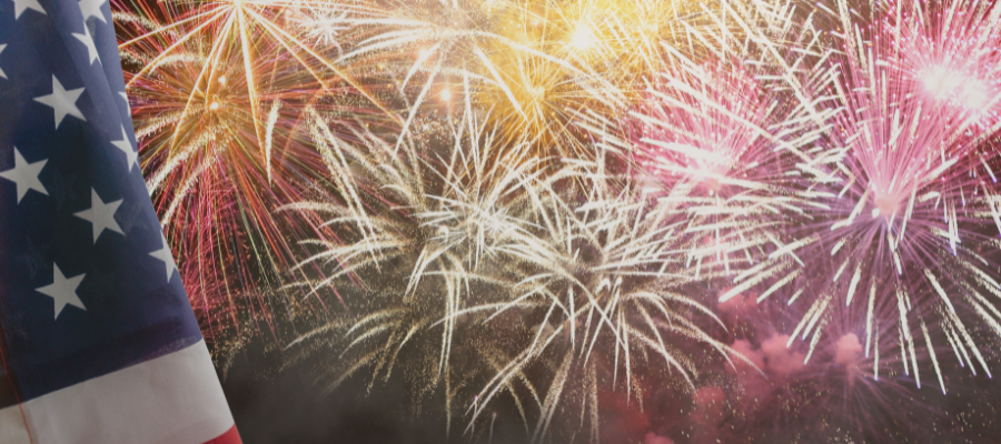 4th of July Celebrations in the Upstate, SC header image.