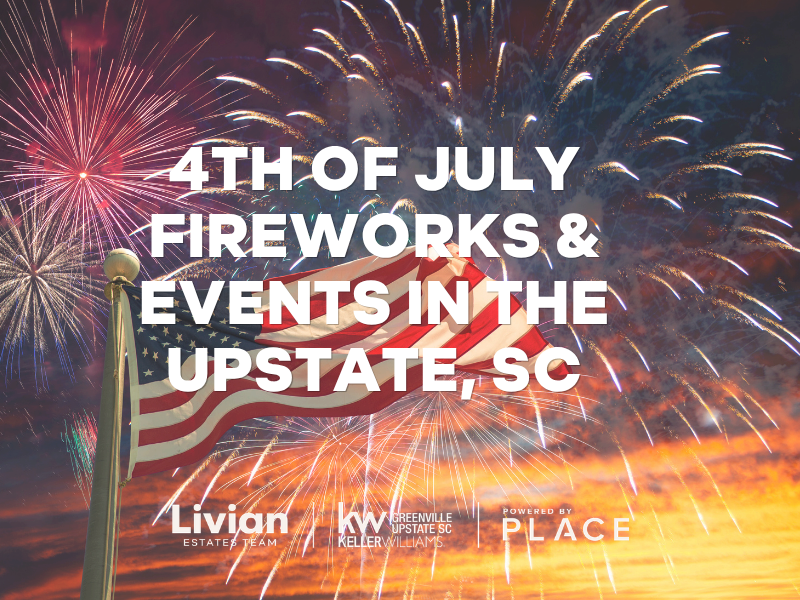 4th of July Fireworks and Events in the Upstate SC