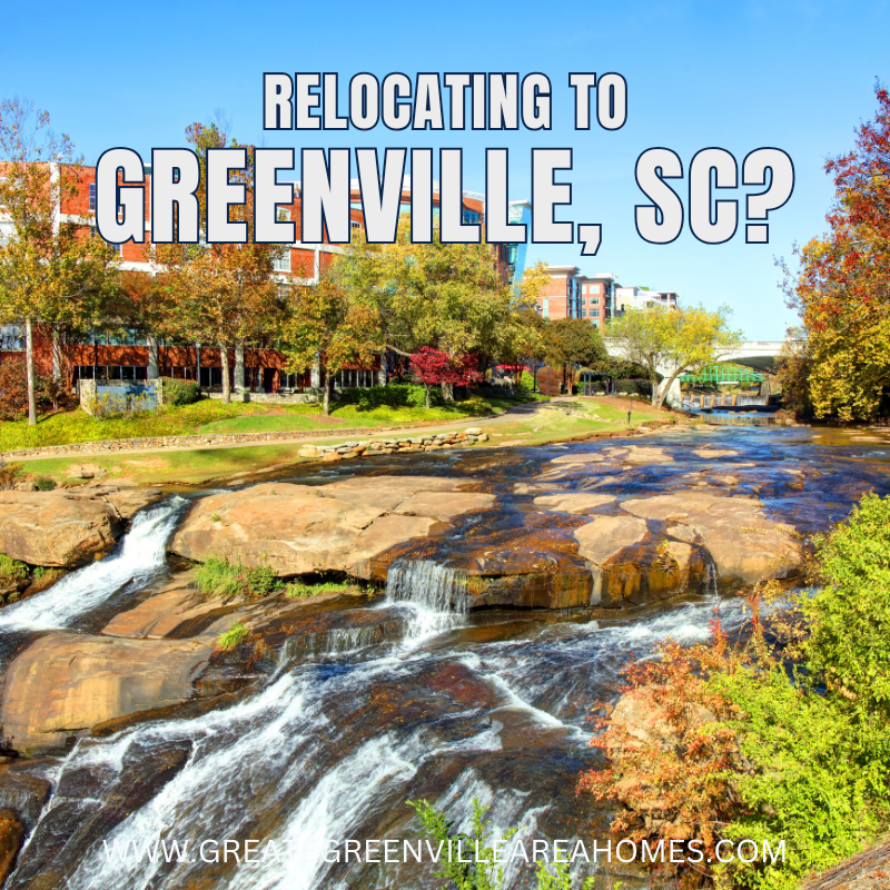 moving to Greenville, SC