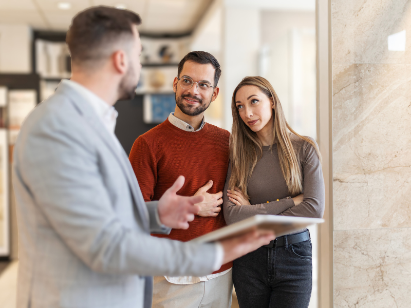 working with a real estate agent