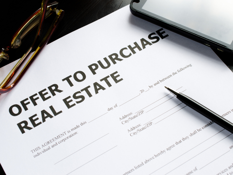 offer to purchase a home