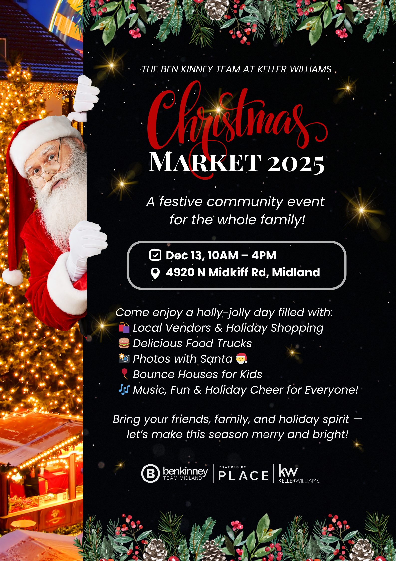 Ben Kinney Team Christmas Market 2025 header image.