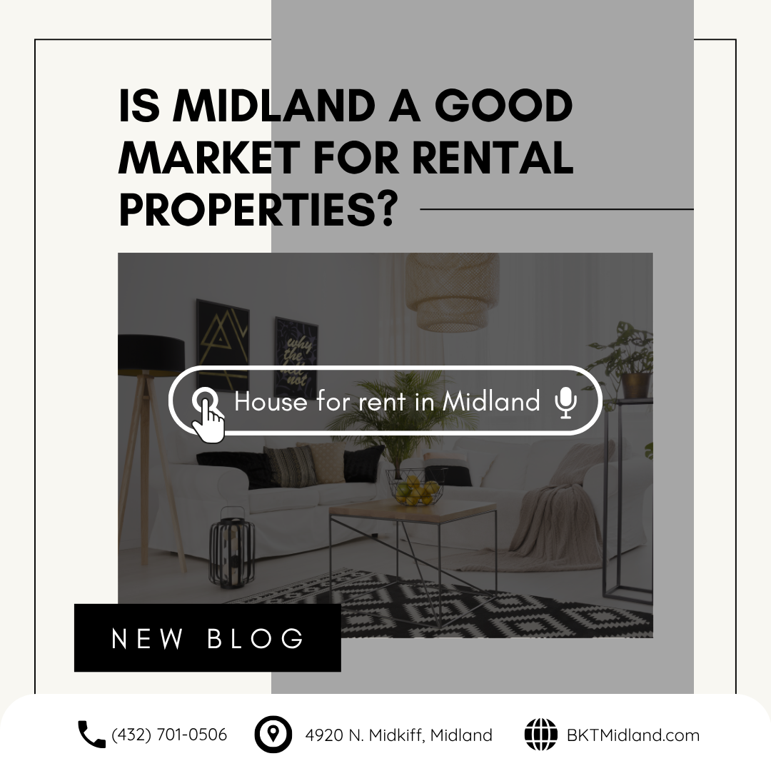 Is Midland a Good Market for Rental Properties? header image.