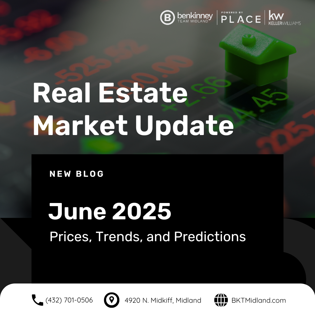 Midland Real Estate Market Update – June, 2025 header image.