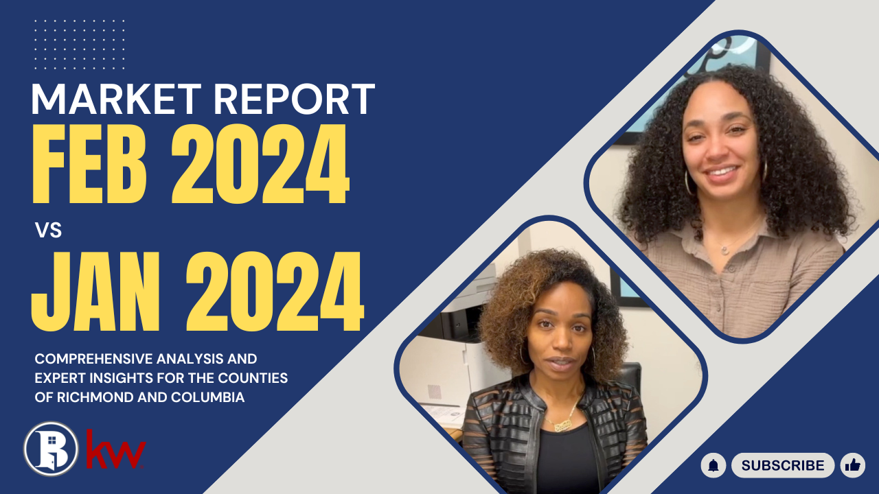 February 2024 vs. January 2024: Richmond & Columbia County Market Insights header image.