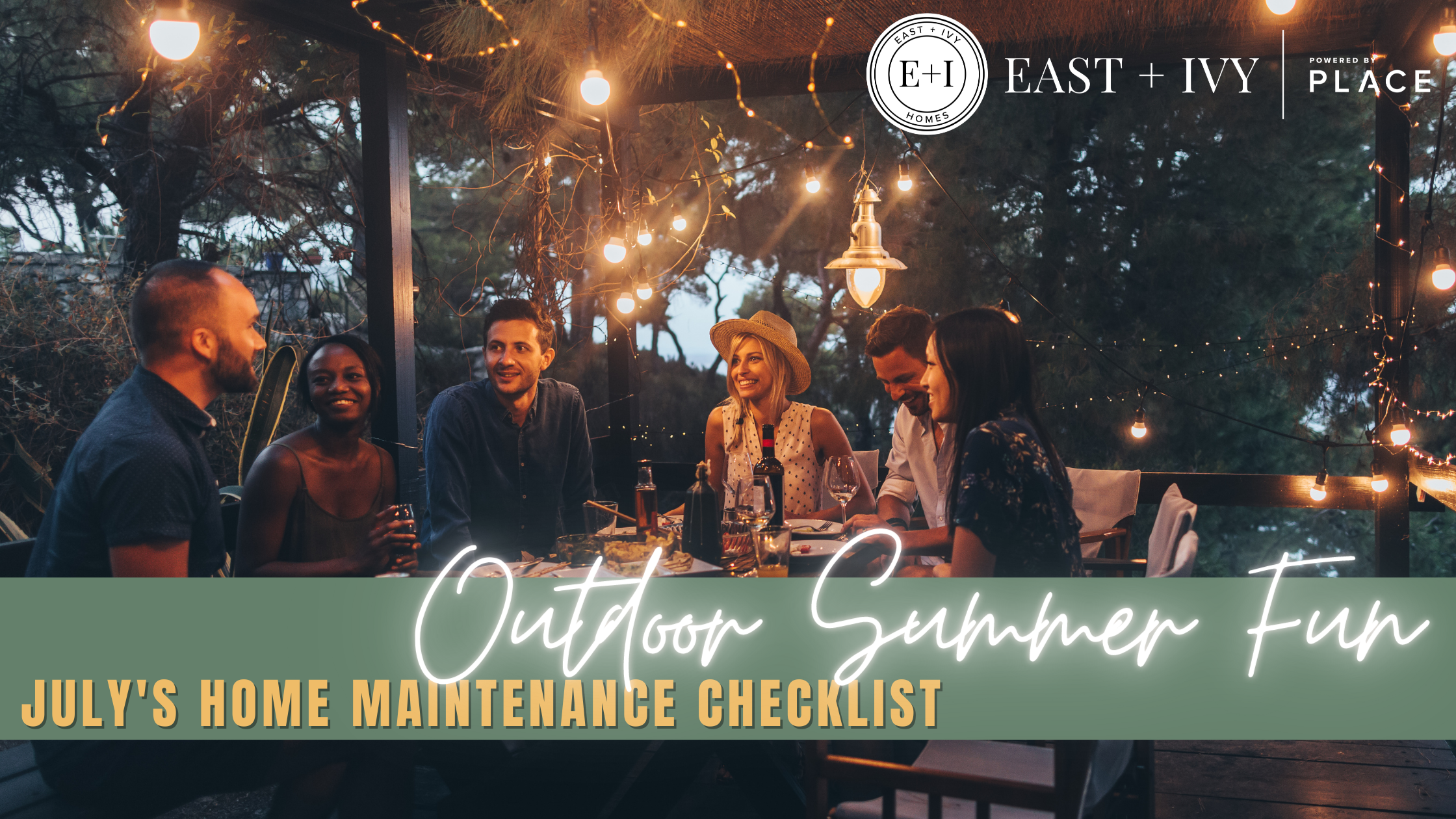 Outdoor Summer Fun: July's Home Maintenance Checklist header image.
