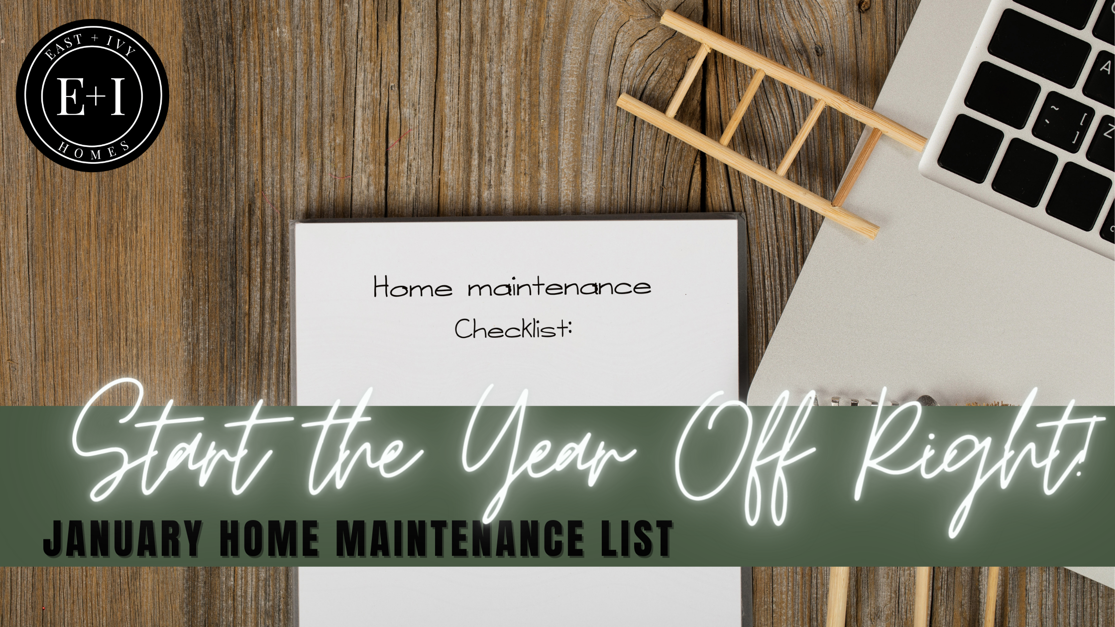 Start the Year Off Right: January Maintenance List! header image.