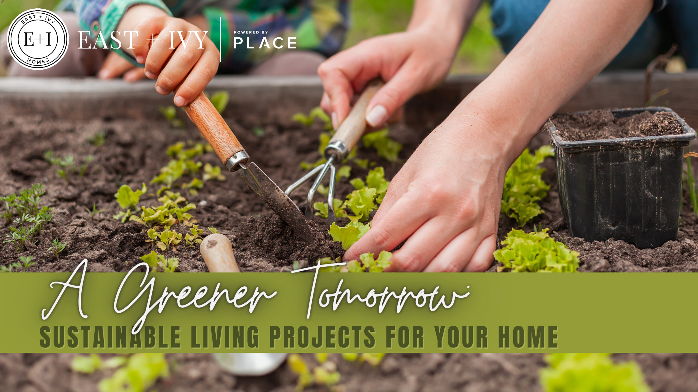 A Greener Tomorrow: Sustainable Living Projects for Your Home header image.