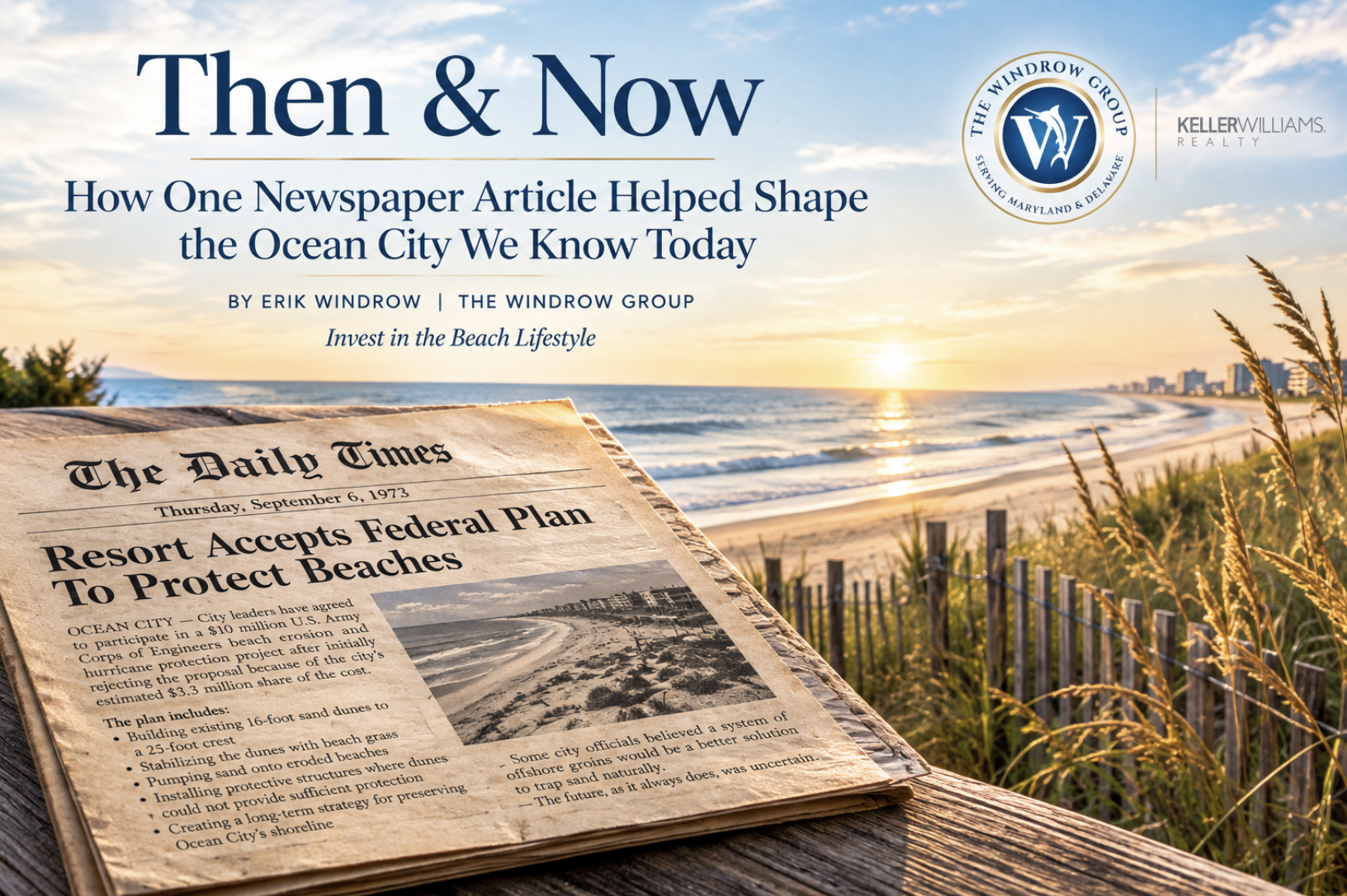 Then & Now: How One Newspaper Article Helped Shape the Ocean City We Know Today header image.