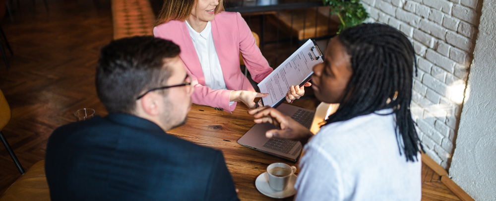 Buying new construction? Step 1: Call an Agent header image.