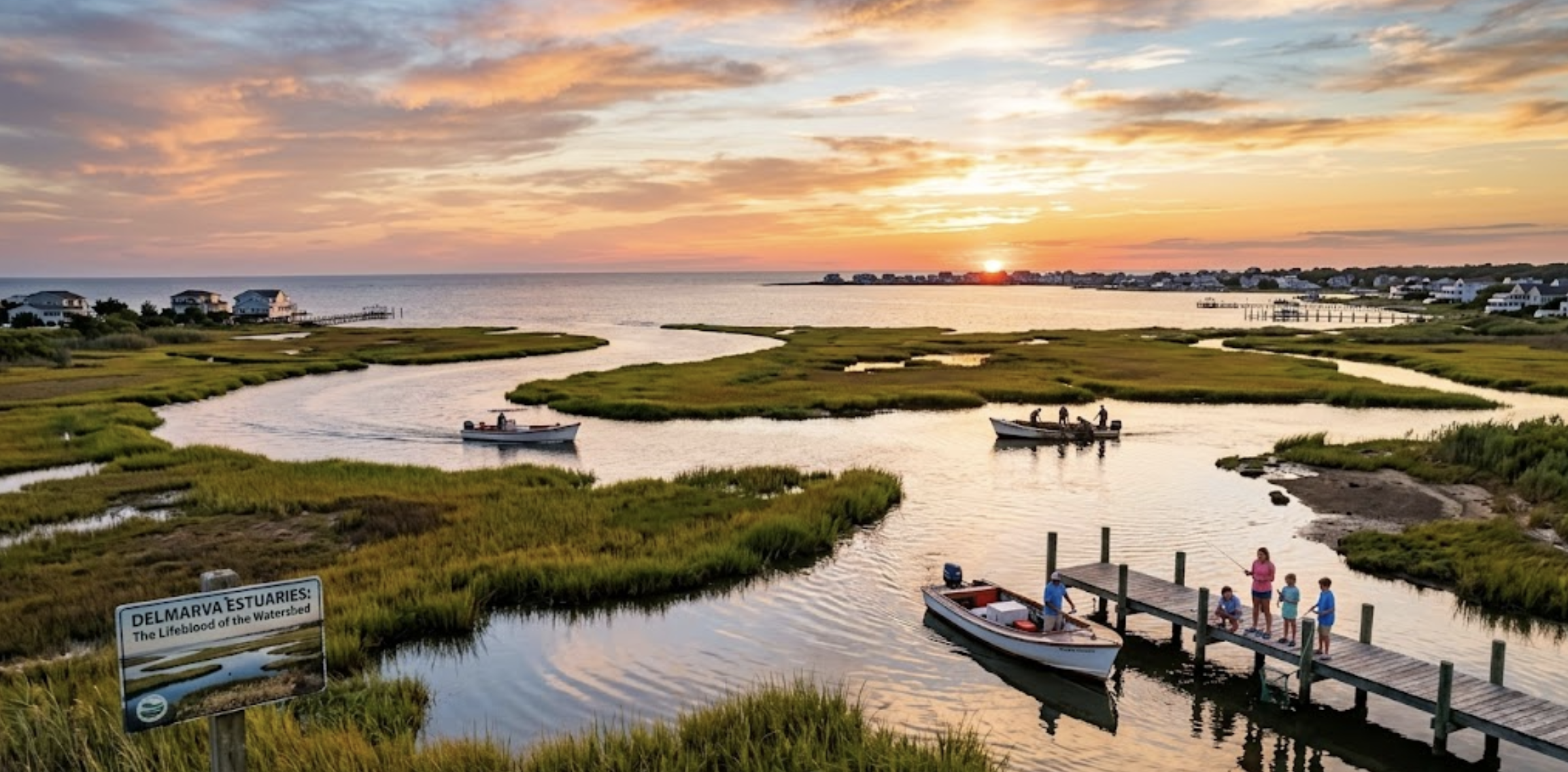 Estuaries: The Lifeblood of Delmarva and the Chesapeake Bay Watershed header image.