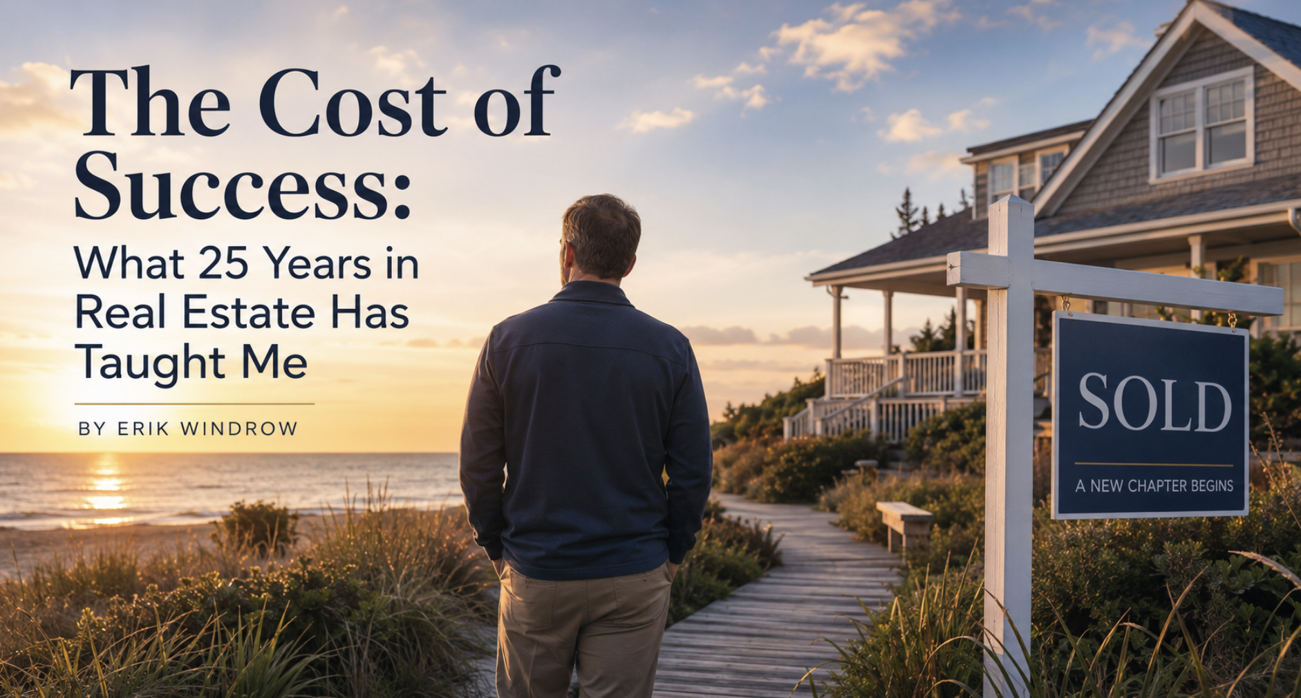 The Cost of Success: What 25 Years in Real Estate Has Taught Me header image.