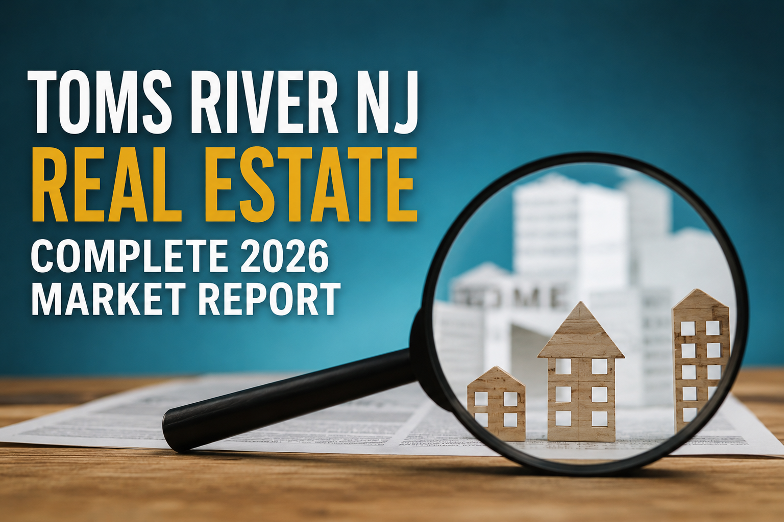 Toms River NJ Real Estate — Complete 2026 Market Report header image.