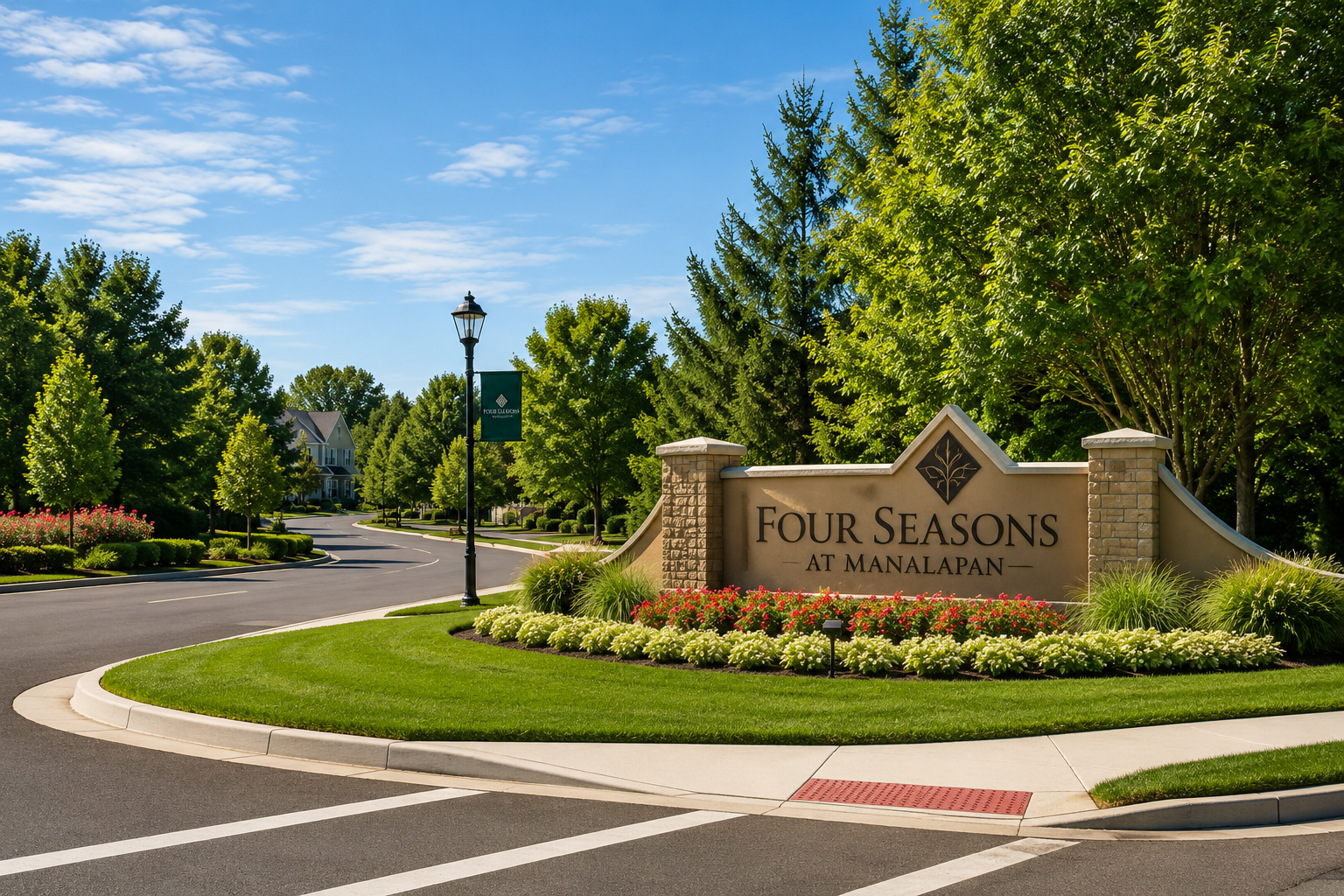 Four Seasons at Manalapan and Adult-Community Home Search Guide header image.