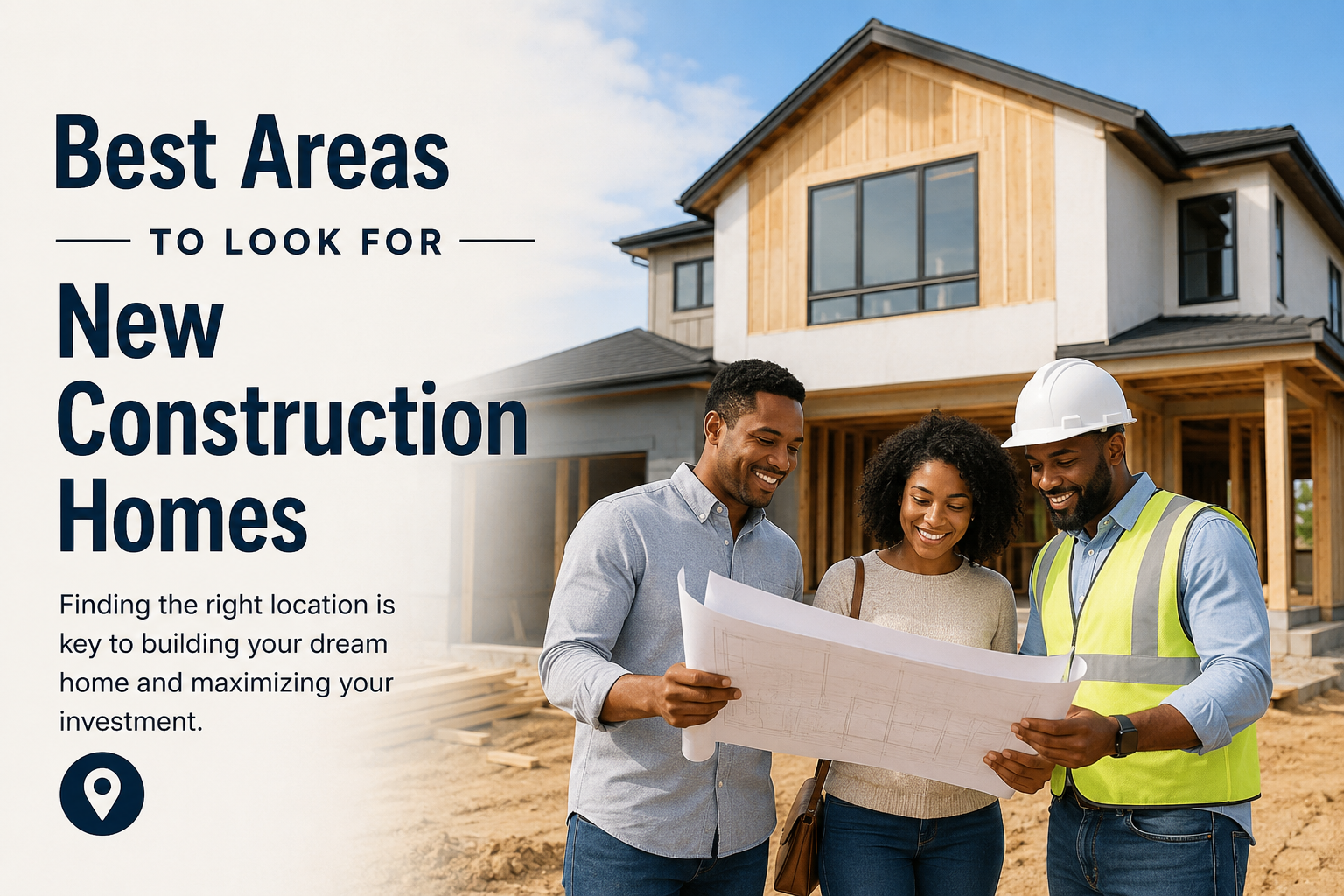 Best Areas to Look for New Construction Homes header image.