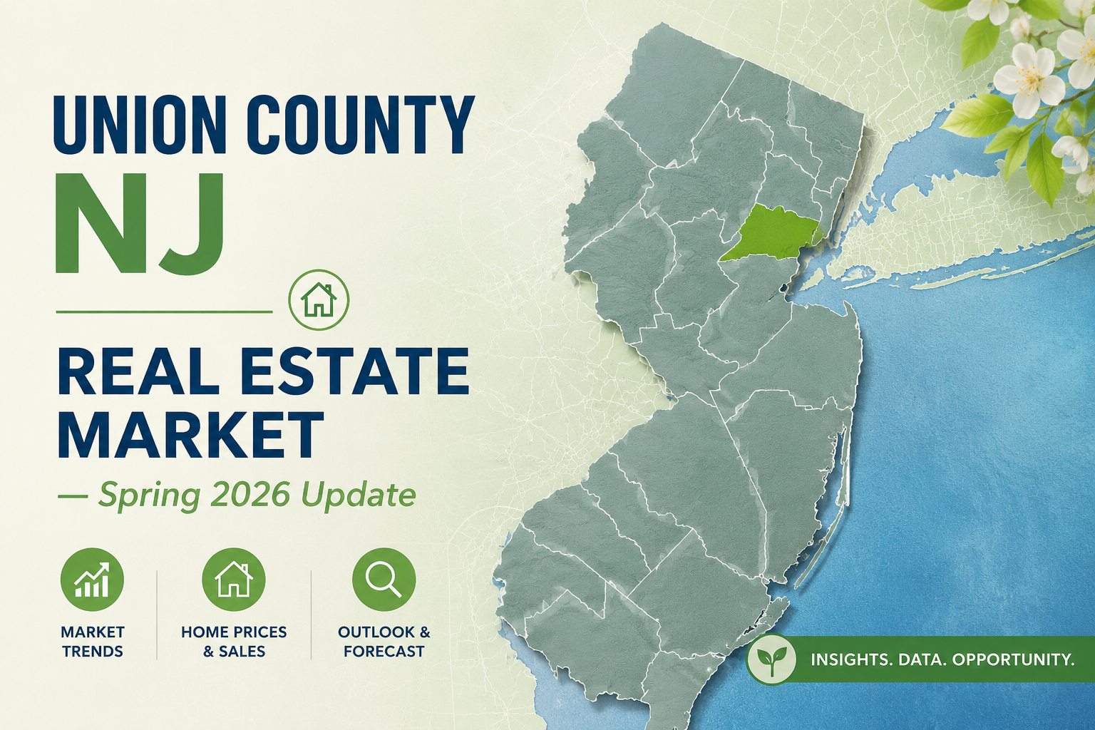 Union County NJ Real Estate Market — Spring 2026 Update header image.