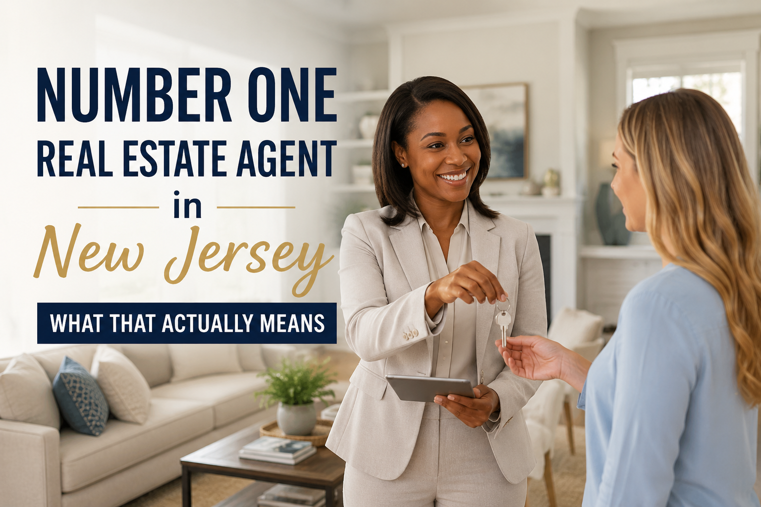 Number One Real Estate Agent in New Jersey — What That Actually Means header image.