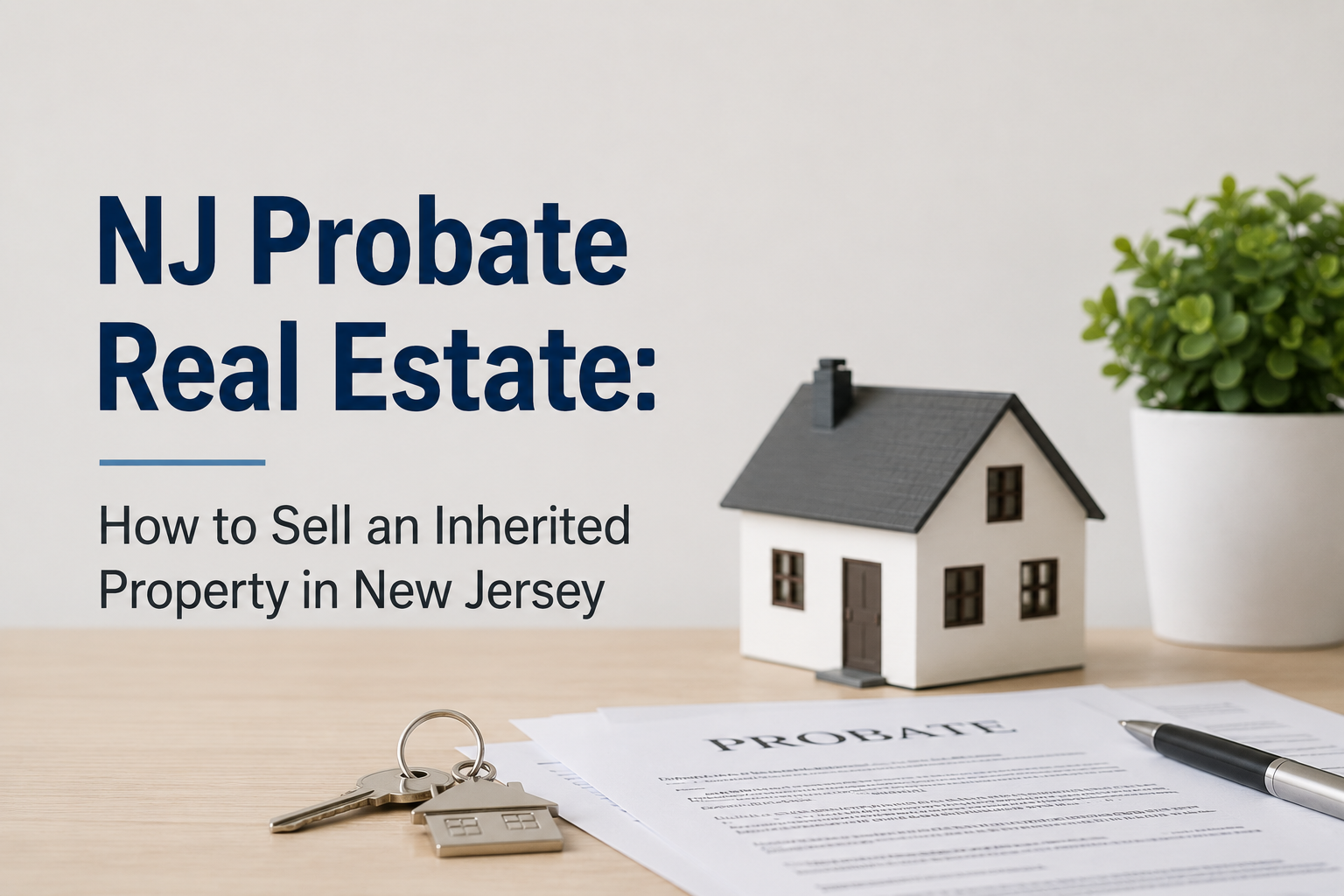 NJ Probate Real Estate: How to Sell an Inherited Property in New Jersey header image.