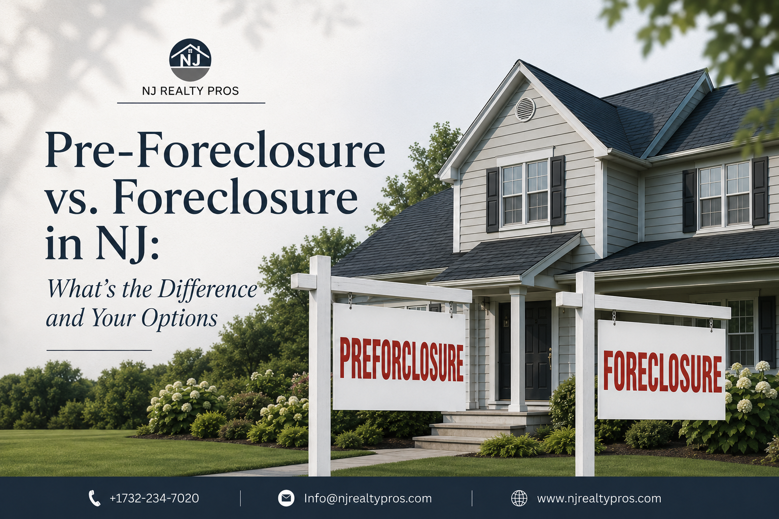 Pre-Foreclosure vs. Foreclosure in NJ: What's the Difference and Your Options header image.
