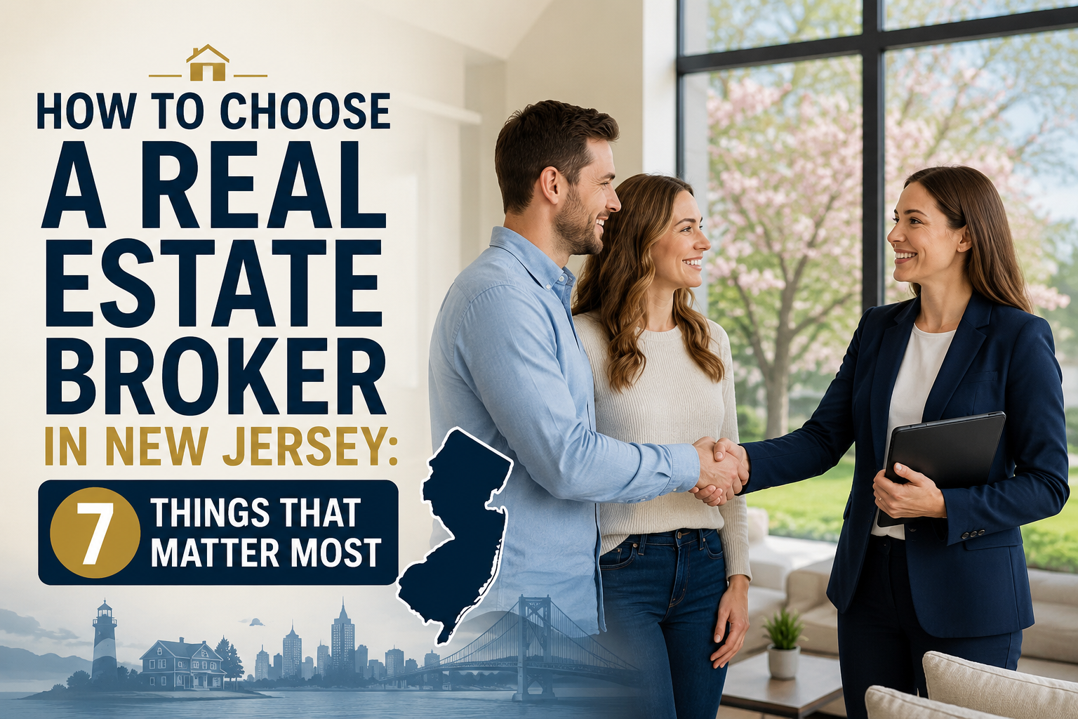 How to Choose a Real Estate Broker in New Jersey: 7 Things That Matter Most header image.