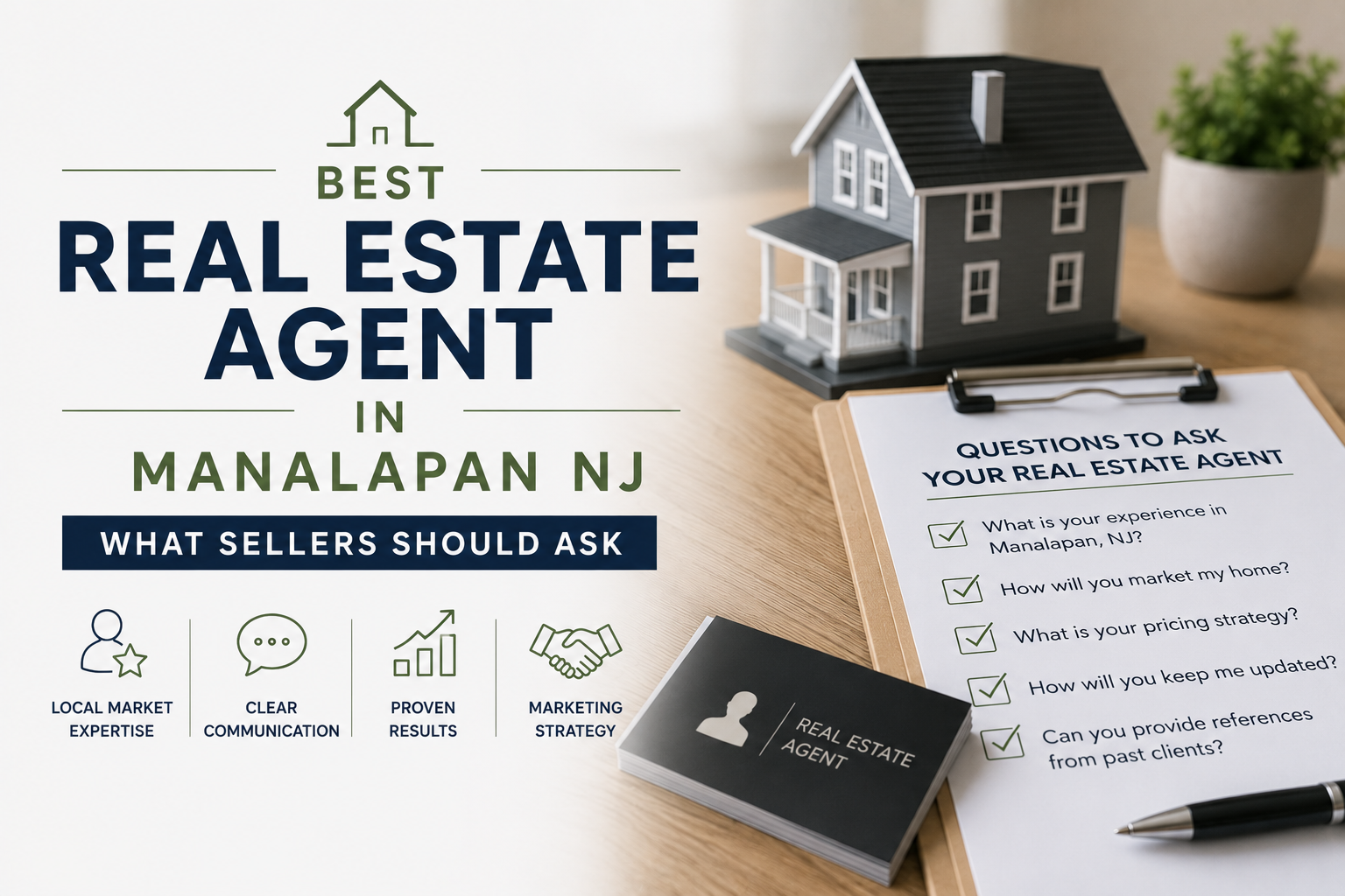 Best Real Estate Agent in Manalapan NJ: What Sellers Should Ask header image.