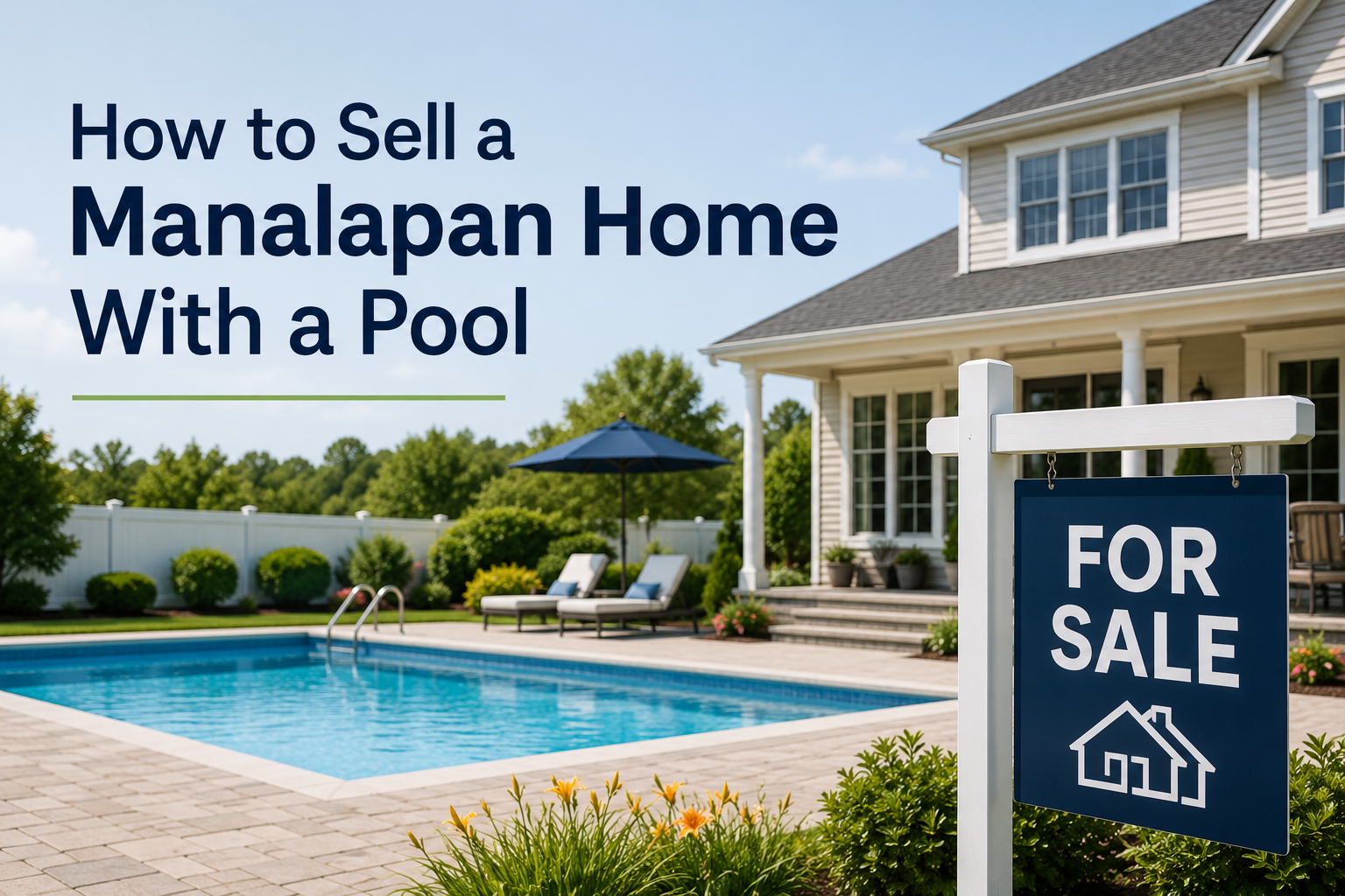 How to Sell a Manalapan Home With a Pool header image.
