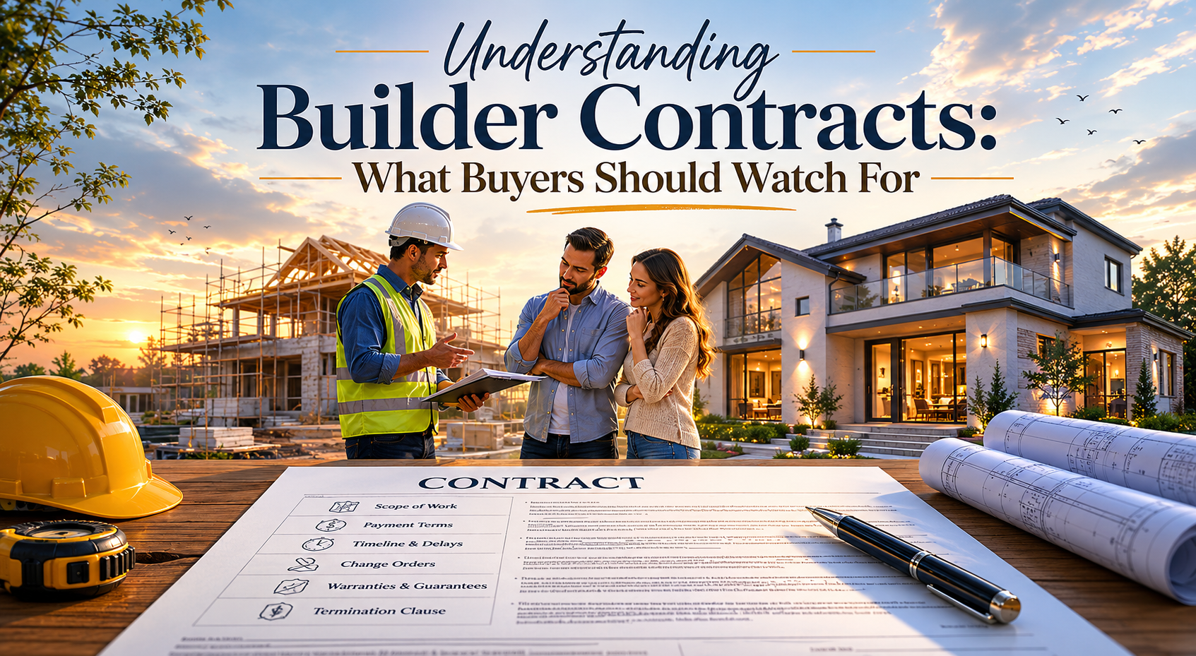 Understanding Builder Contracts: What Buyers Should Watch For header image.
