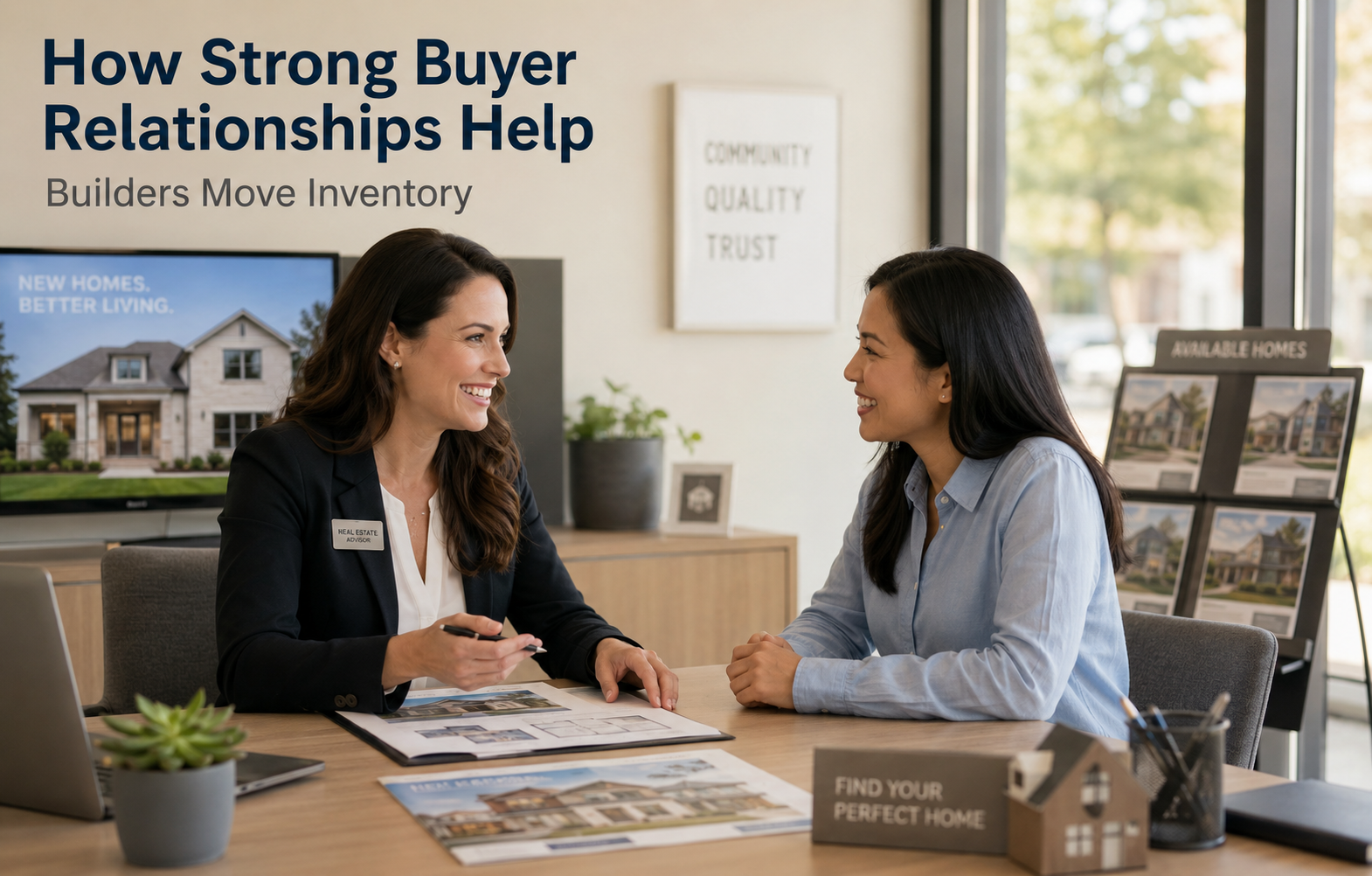 How Strong Buyer Relationships Help Builders Move Inventory header image.