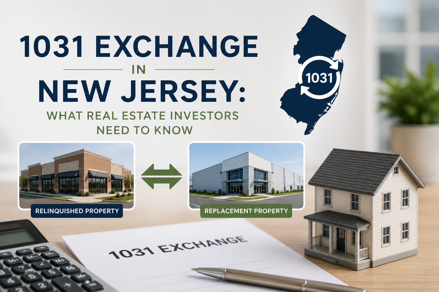 1031 Exchange in New Jersey: What Real Estate Investors Need to Know header image.