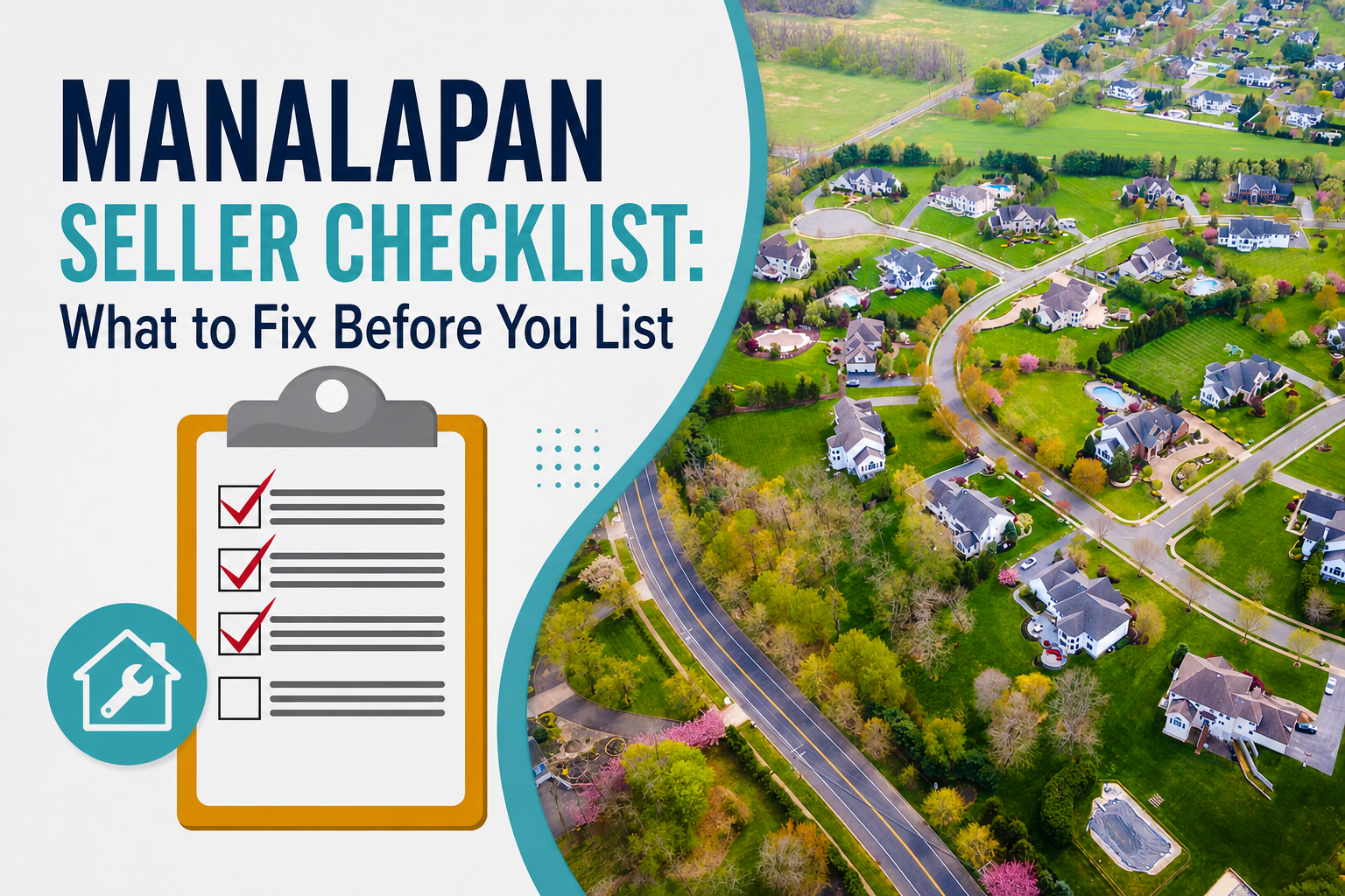 Manalapan Seller Checklist: What to Fix Before You List header image.