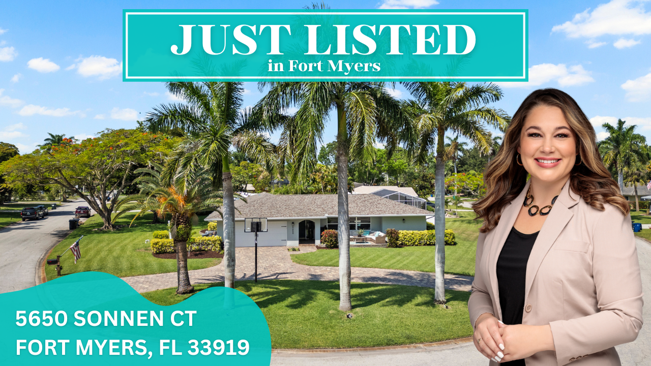 **For Sale off Mcgregor: 5650 Sonnen Ct., Fort Myers, FL** header image.