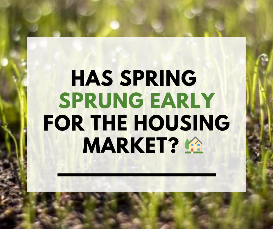 Has Spring Sprung Early for the Housing Market? header image.