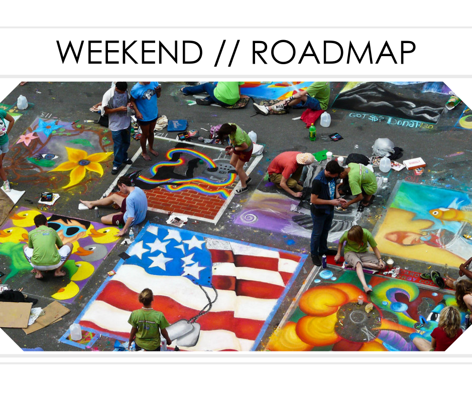 Weekend Roadmap // Sept 6th - 15th header image.