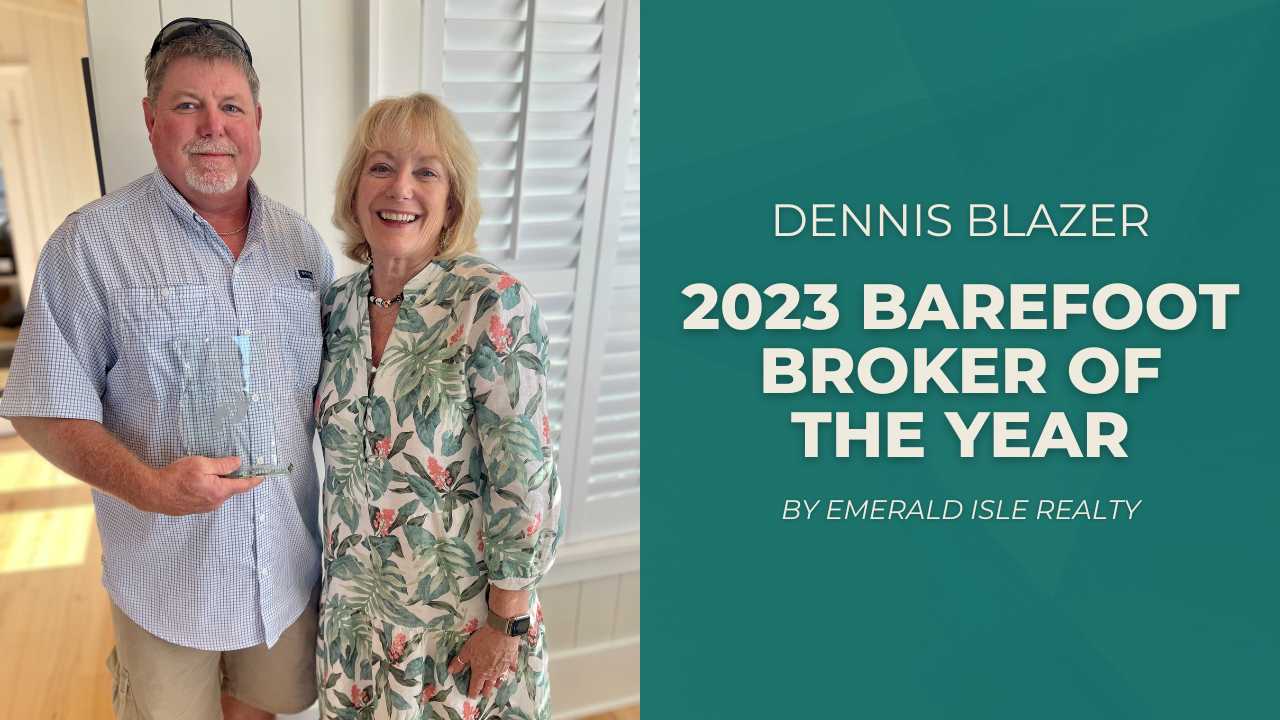 2023 Barefoot Broker of the Year header image.