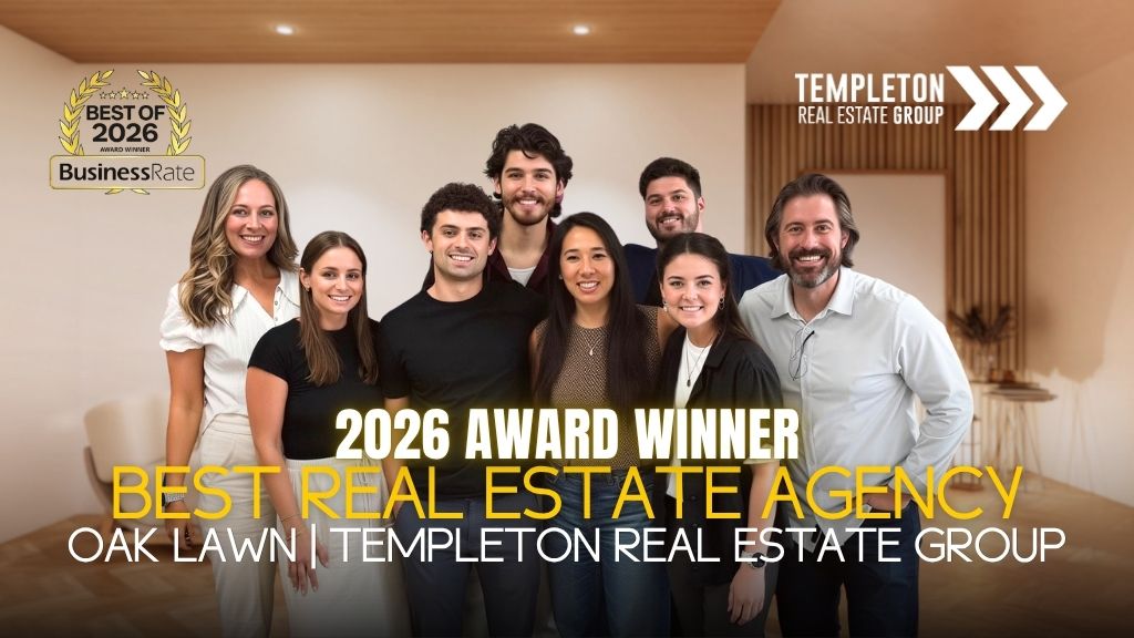 Templeton Real Estate Group Named Best Real Estate Agency in Oak Lawn for 2026 header image.