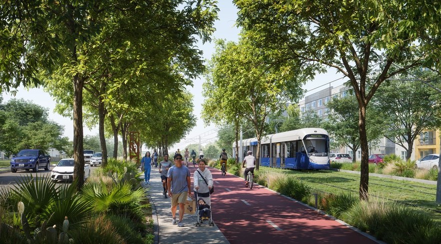 Here's where Austin's light rail plan could displace businesses and eat up real estate header image.