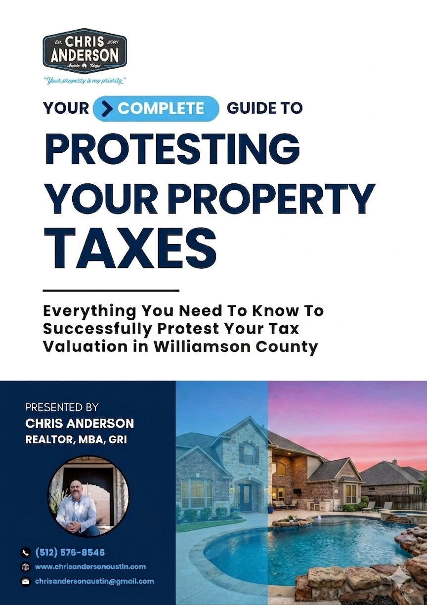 Williamson County Property Tax Protest Guide (2026) header image.