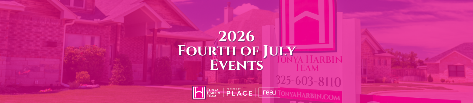 4th of July Events in Abilene Texas header image.