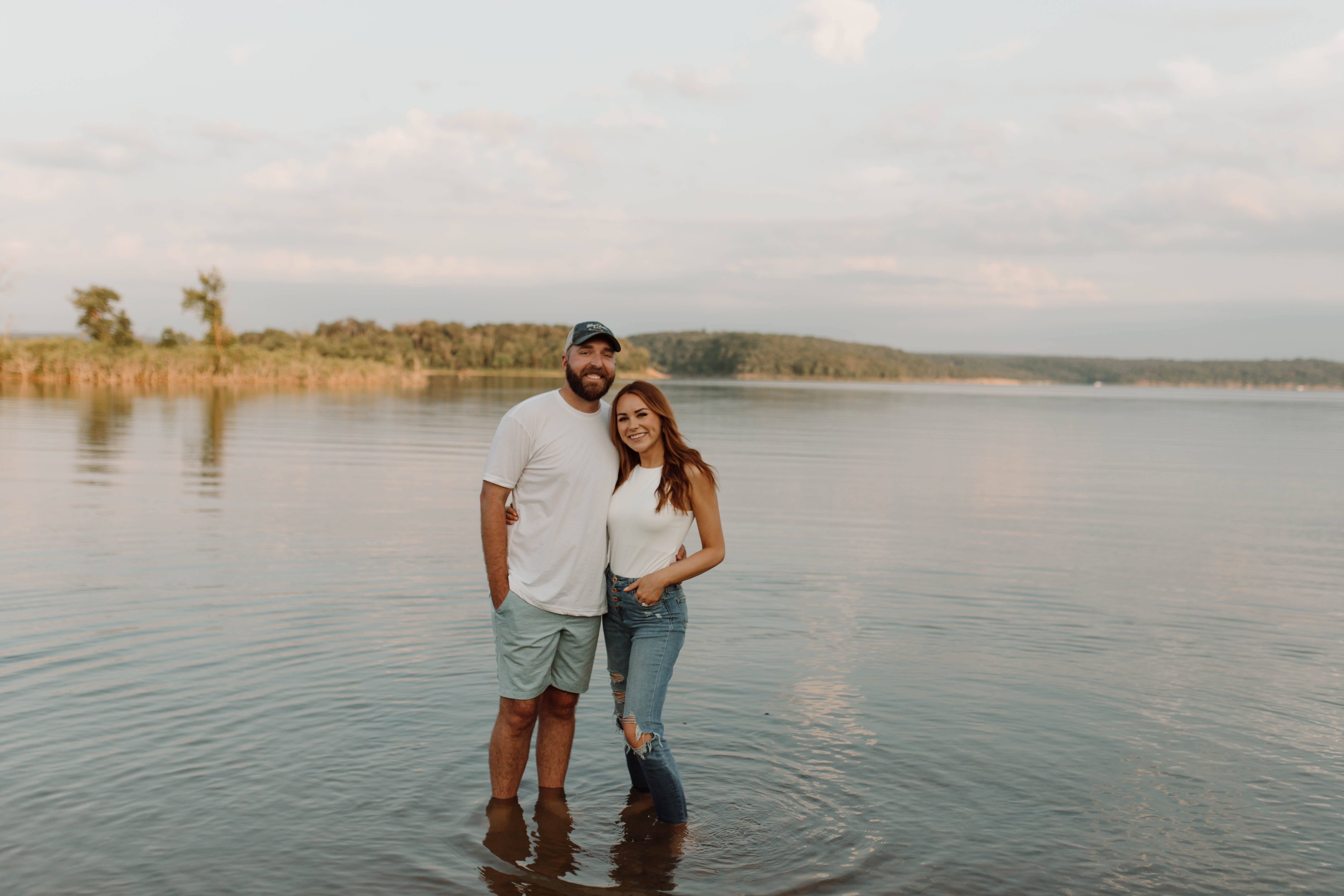 Tyler and Sidni Shockley enjoying Lake Tenkiller