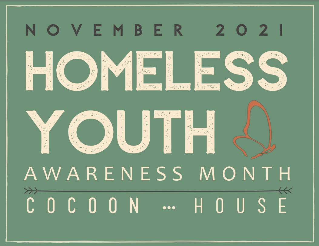Homeless Youth Awareness Month header image.
