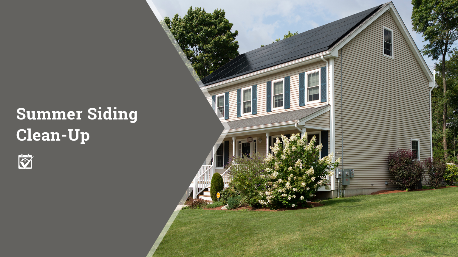 Summer Siding Clean-Up header image.