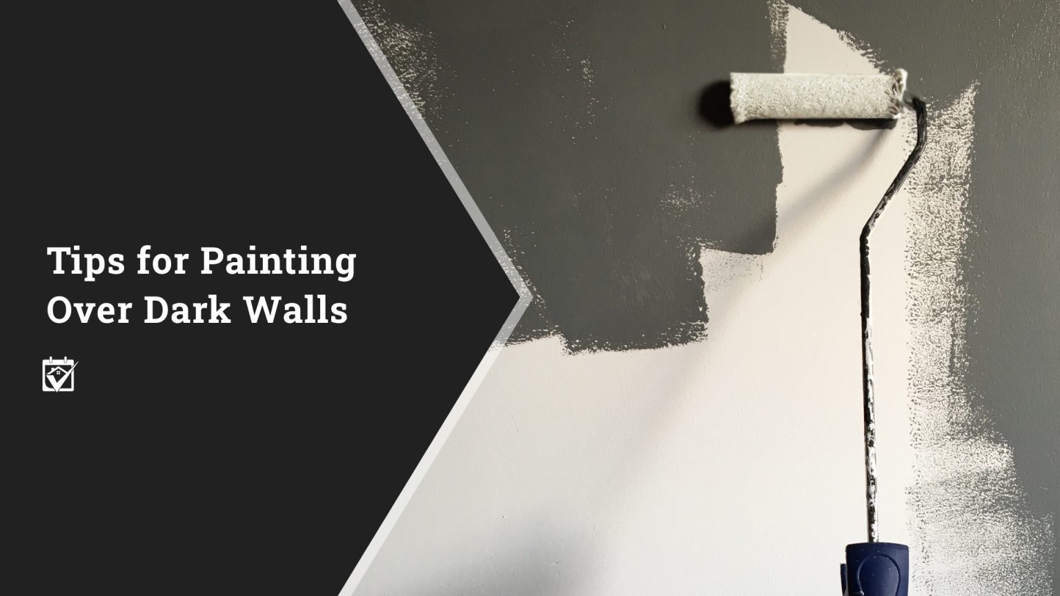 Tips for Painting Over Dark Walls header image.