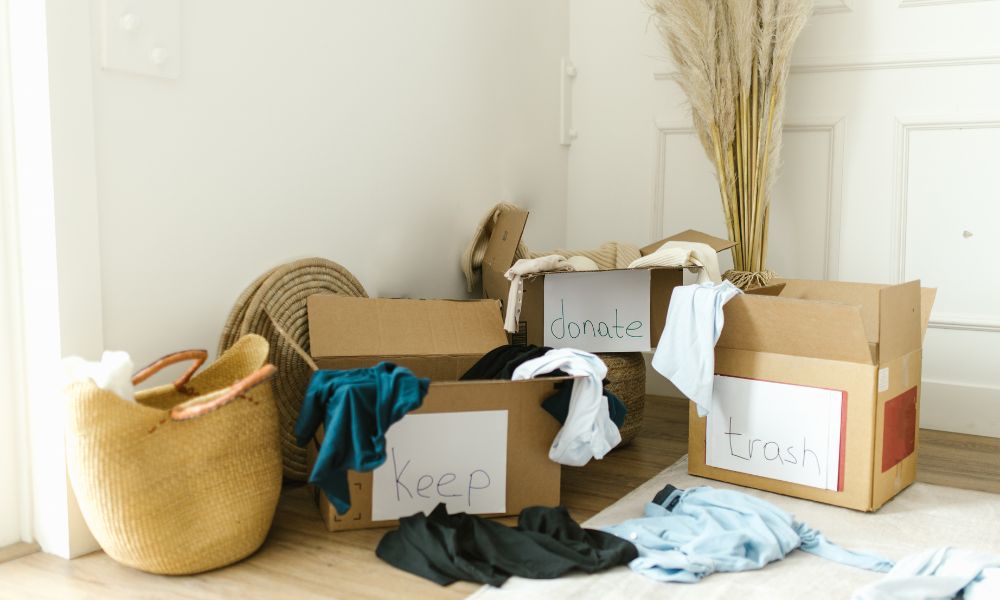 Decluttering a home before selling in the Greater Boston spring real estate market
